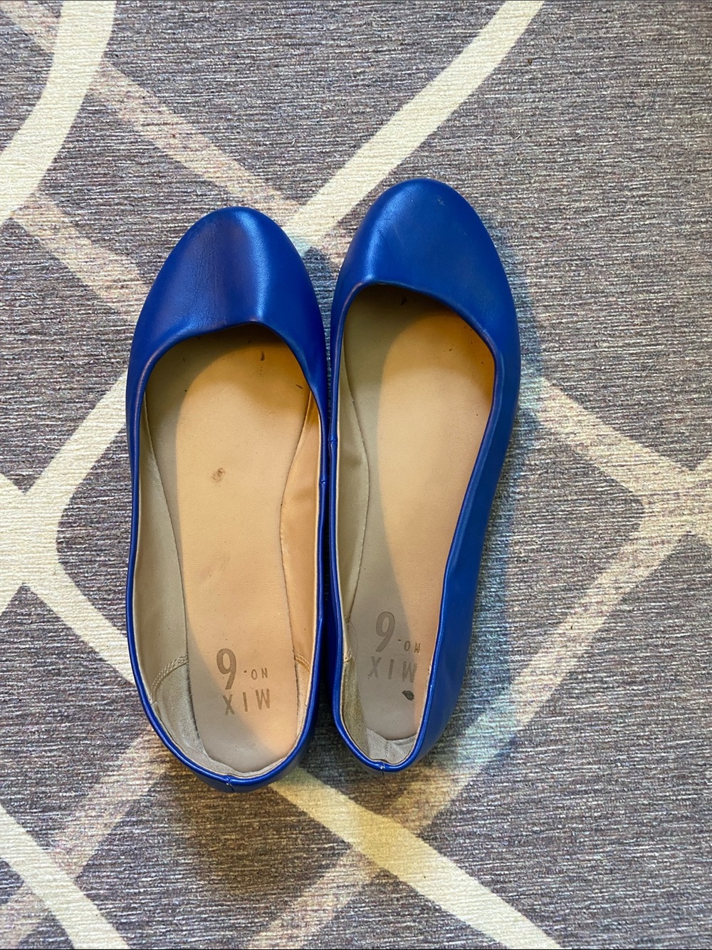 Mix No. 6 Royal Blue Rounded Toe Ballet Flats